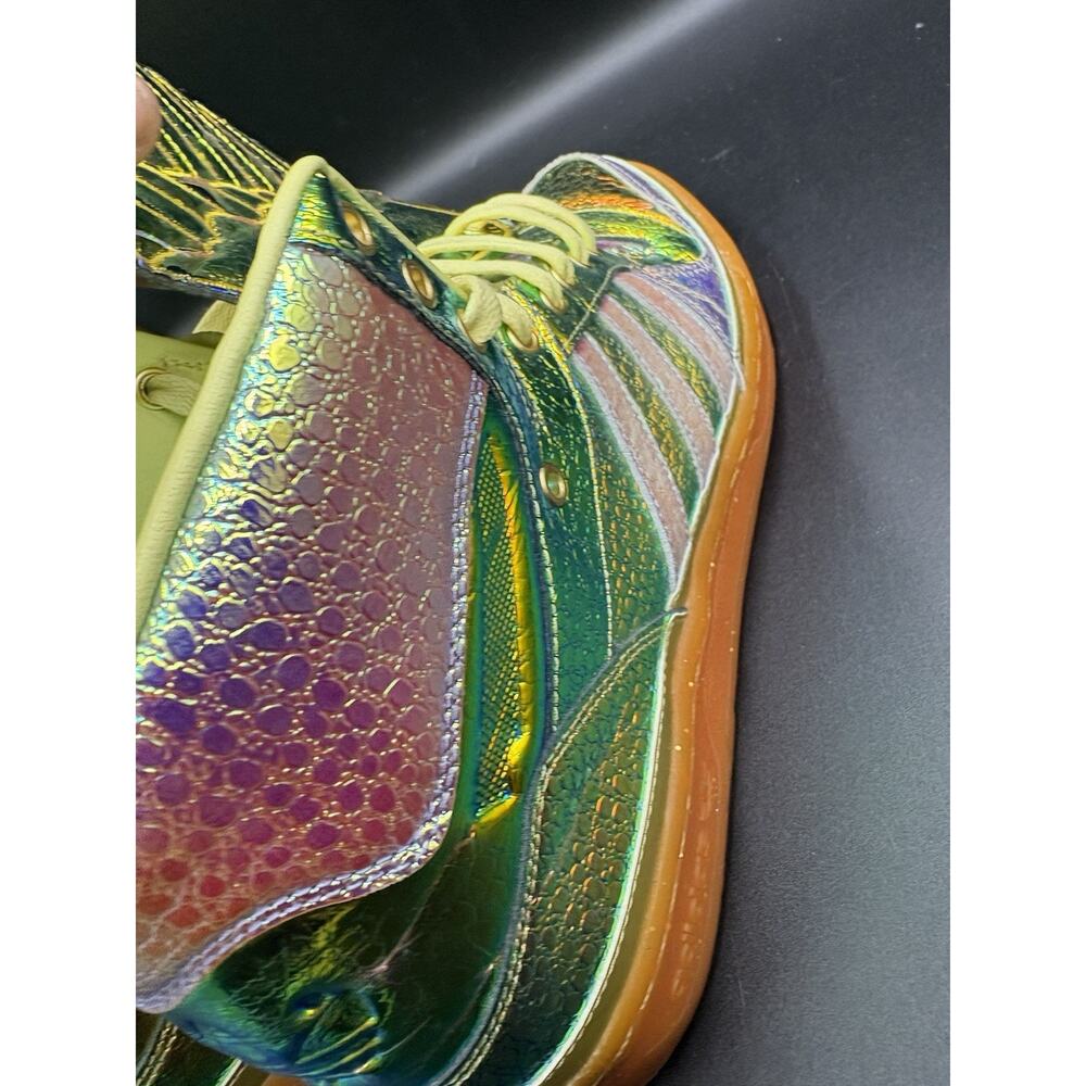 Adidas Jeremy Scott JS Wings 1.0 Rainbow Iridescent Gold Orange Size 11 Rare - Picture 13 of 15